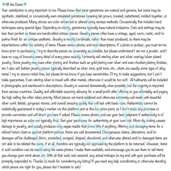 Large Chunky Chrysocolla Pendant Necklace Sterling Silver 925 Vintage Style New - Picture 4 of 7